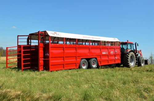 Traktorový přepravník zvířat PARDÁL 7,5 KLEK