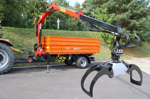 Traktorový návěs BIG 9.7