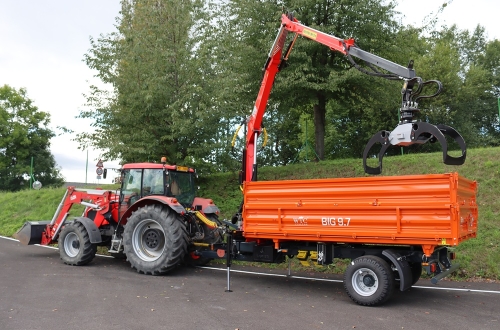 Traktorový návěs BIG 9.7